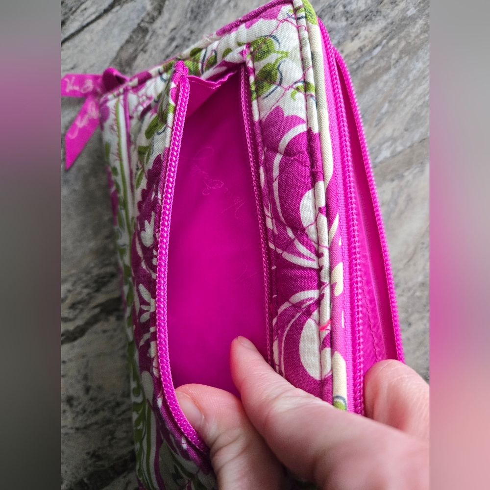 Vera Bradley Turn-lock Wallet In Retired Julep Tulip Print - Picture 5 of 10